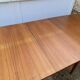 Extendable table 2 Scandinavian teak extensions 165/207/249 x 91cm vintage an60