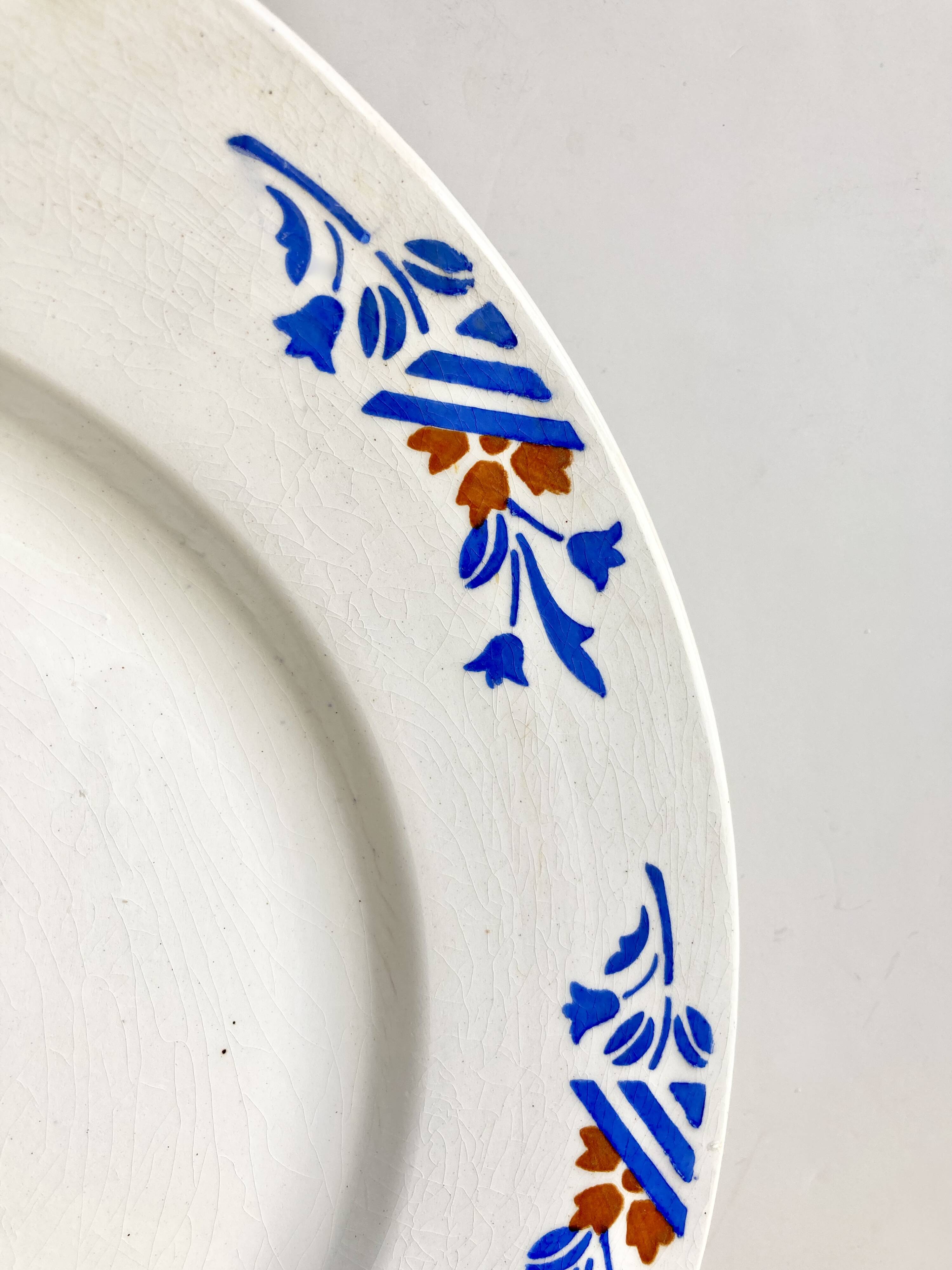 Large Art Deco Labrut Frères dish 1930