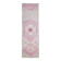 Vintage Turkish Oushak handmade wool cotton pink runner rug 100x320