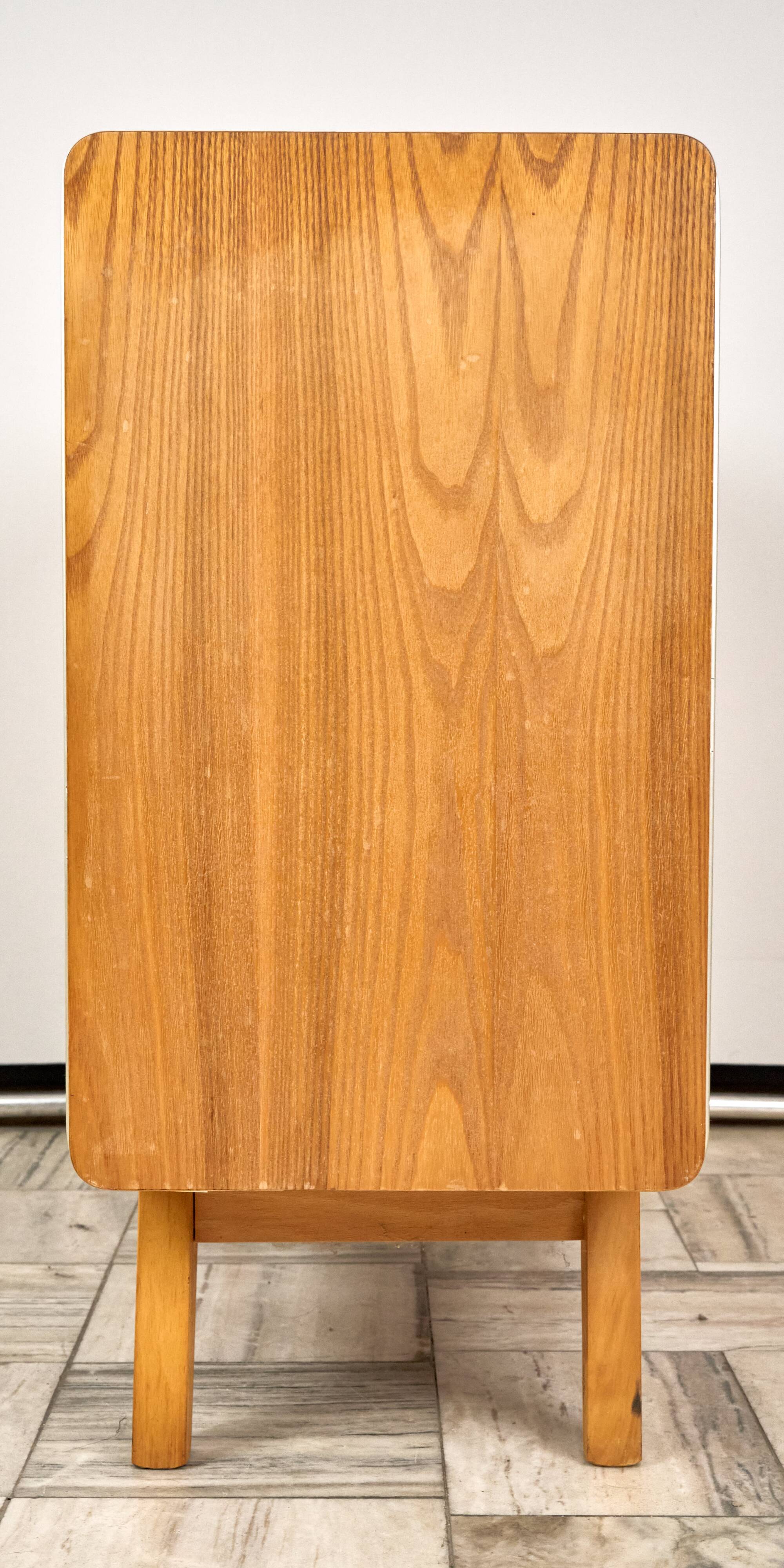 Vintage Bedding Cabinet Jitona 1970s Czechoslovakia
