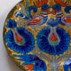 Large dish in Quimper earthenware signed Marjatta Taburet - 60s/70s