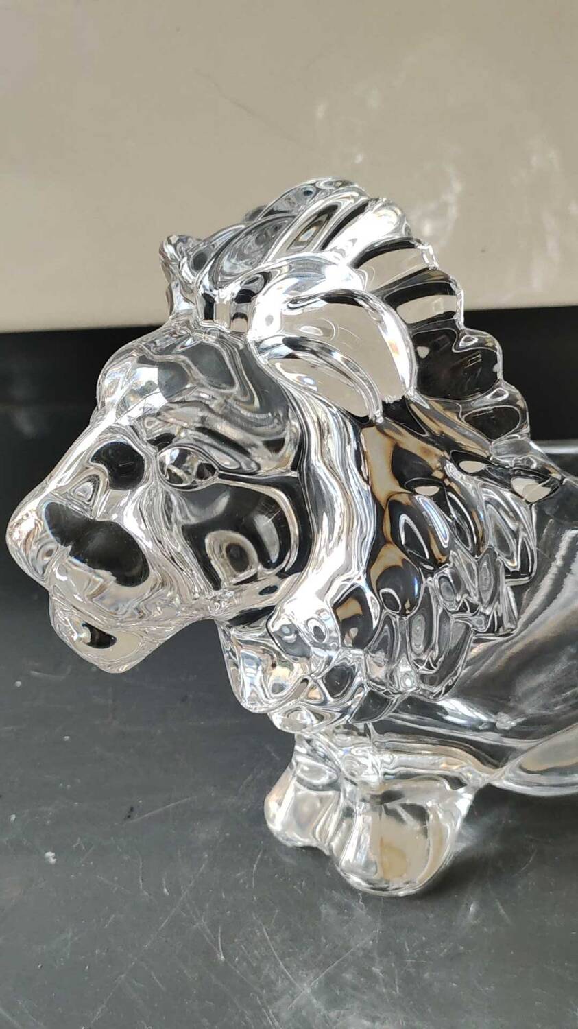 Lion effigy ashtray/Vannes Le Châtel/Art Vannes France