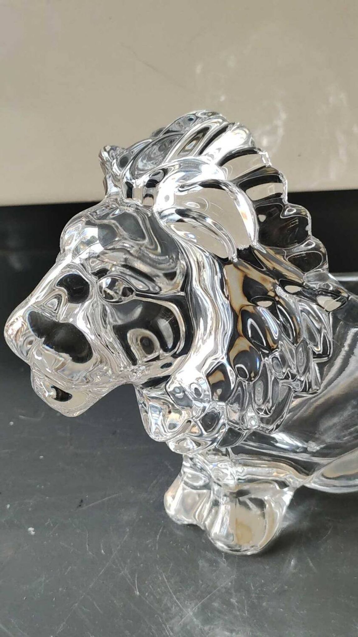 Lion effigy ashtray/Vannes Le Châtel/Art Vannes France