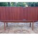 Vintage Scandinavian style sideboard in elm from the 1960s - Low buffet