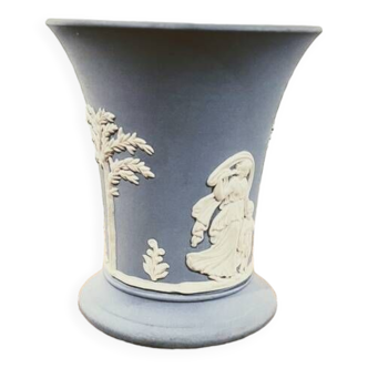 Vase bleu Wedgwood