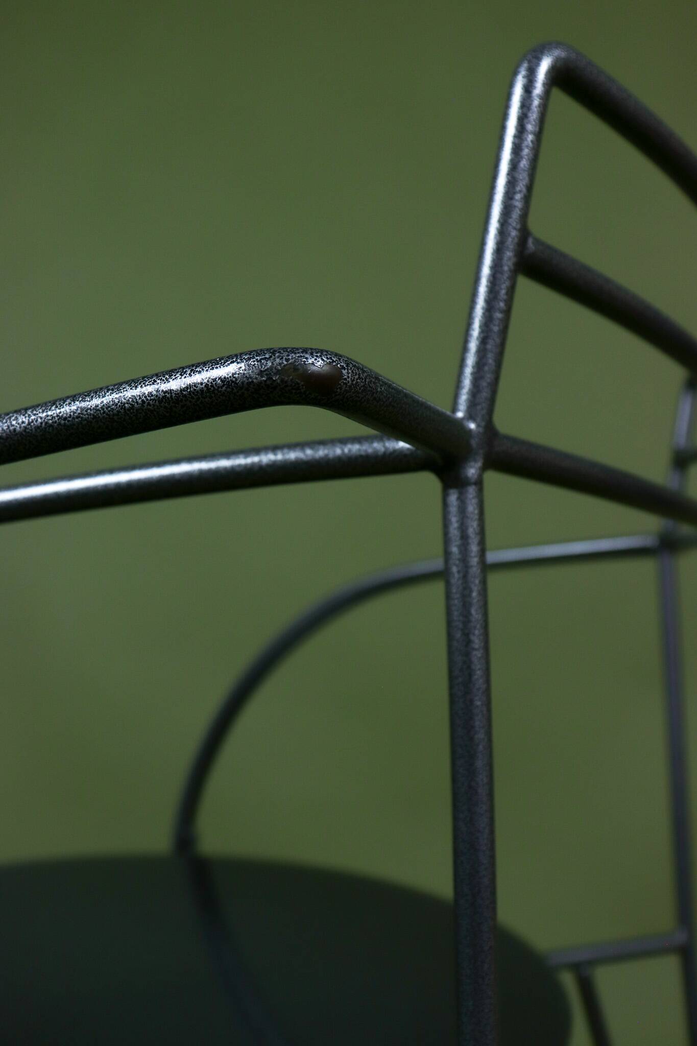 Silver Moon Armchair Pascal Mourgue metal 1985