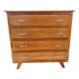 Scandinavian style 4-drawer chest of drawers