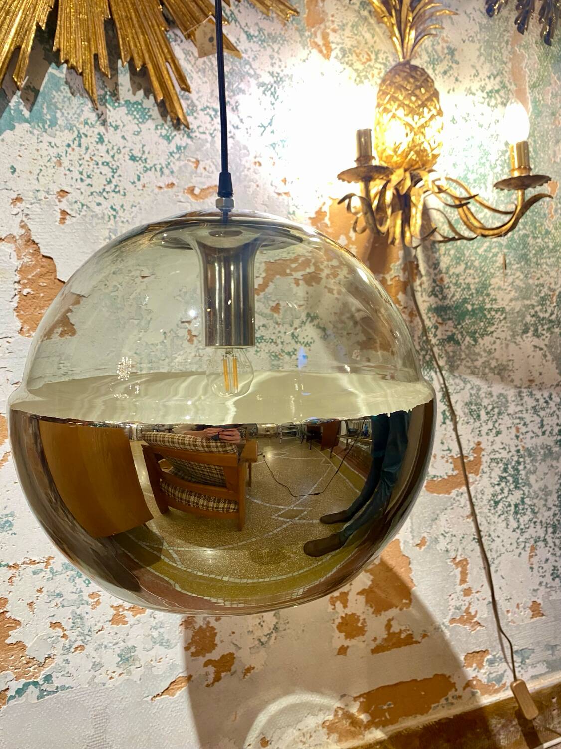 Peill & Putzler Space Age Chandelier 1960