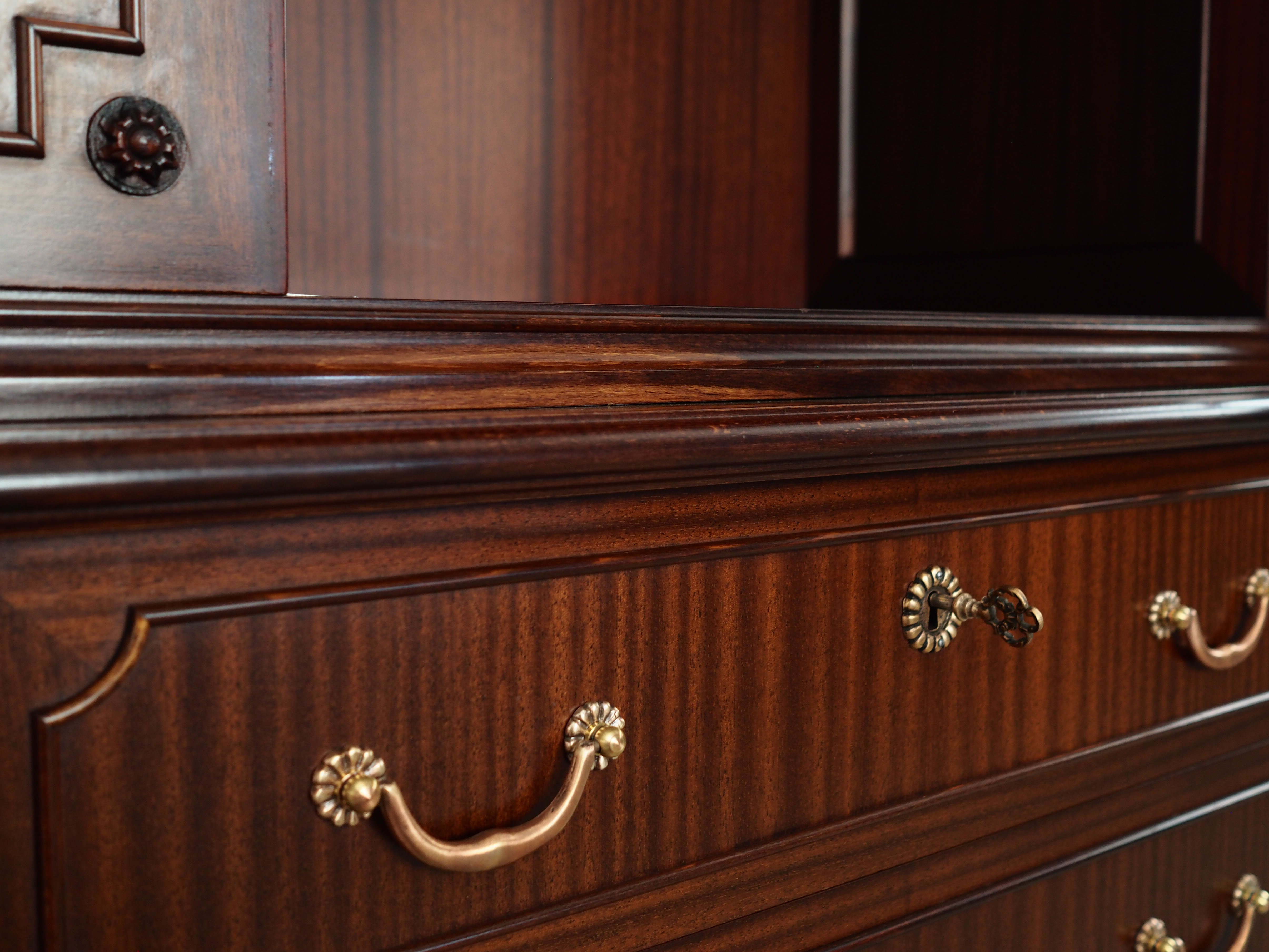 Mahogany cupboard, Danish design, 1970s, production: Denmark