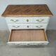 Vintage walnut commode refurbished