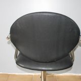 Pair of swivel office chairs