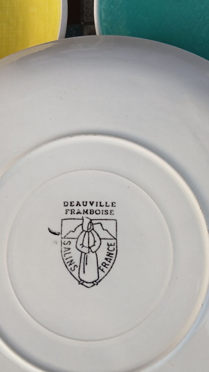 Deauville plates by Salins