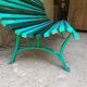 Old garden bench