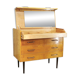1970s UP Zavody Czech Mid Century Vanity Chest With Mirror