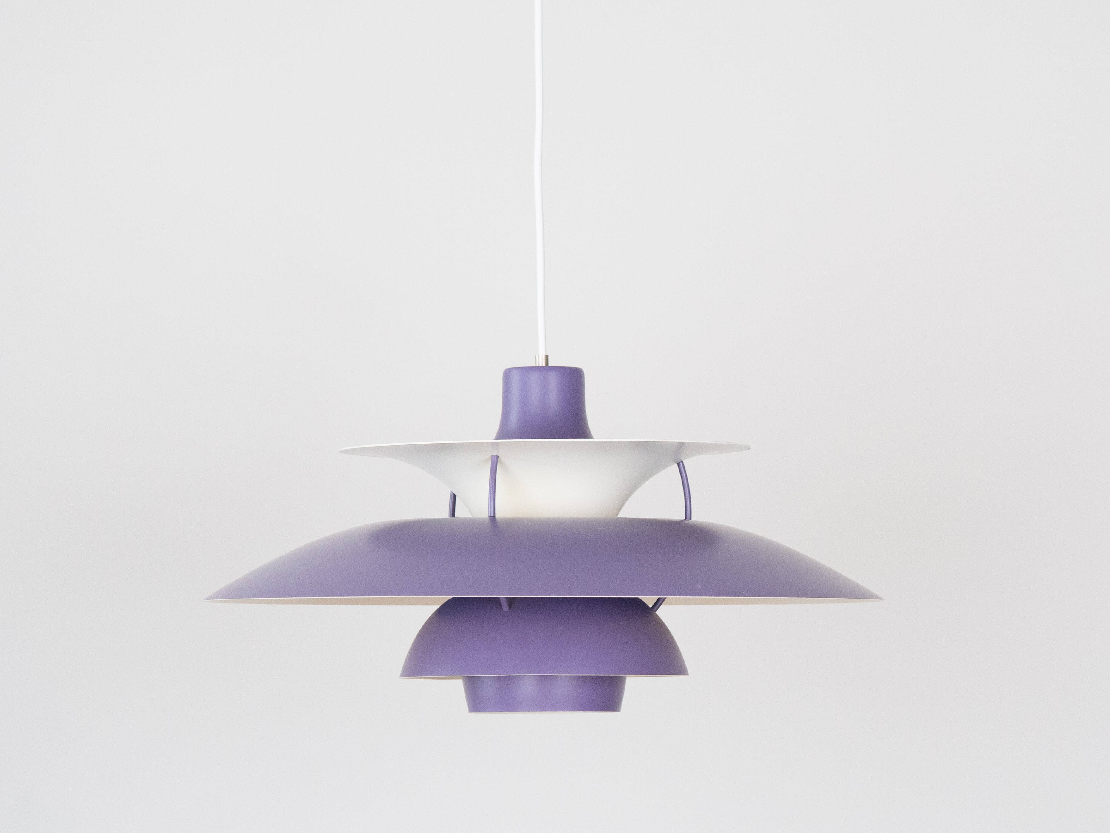 Danish vintage pendant lamp PH 5 by Poul Henningsen, Louis Poulsen, 1958
