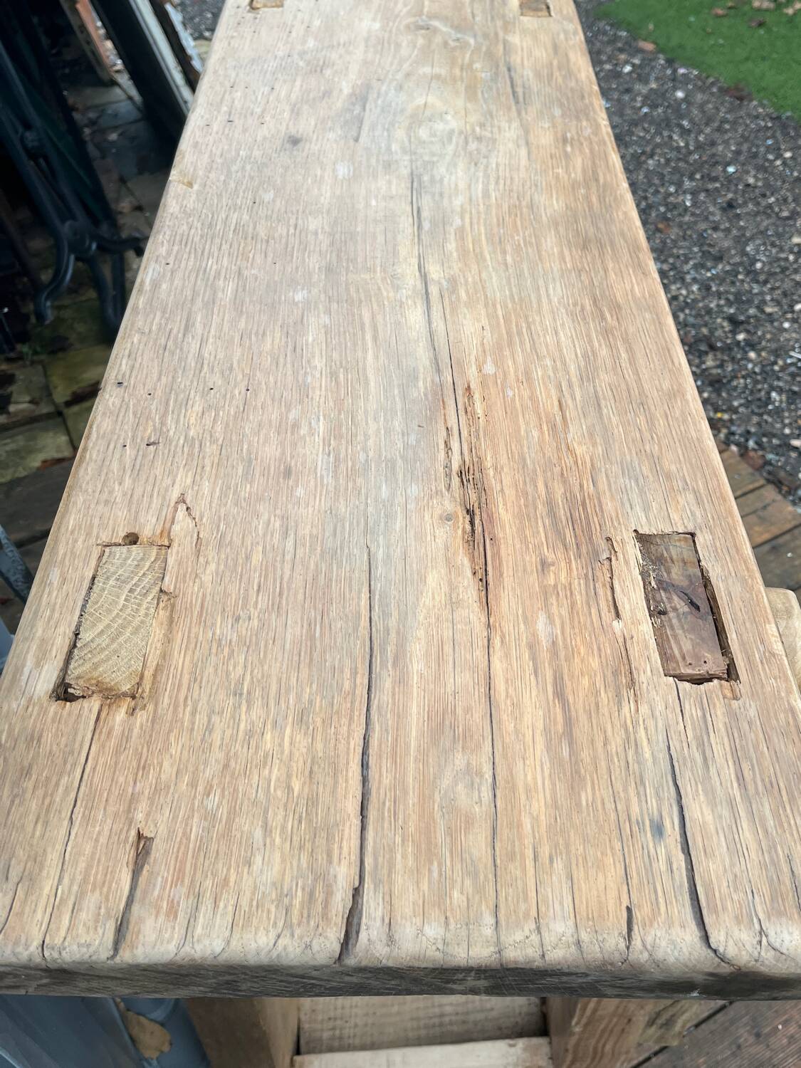 Oak workbench
