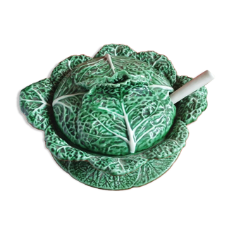 Cabbage-shaped tureen by Bordallo Pinheiro