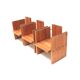 3x Fauteuil brutaliste moderniste très rare conçu par l'architecte Fritz Zeige