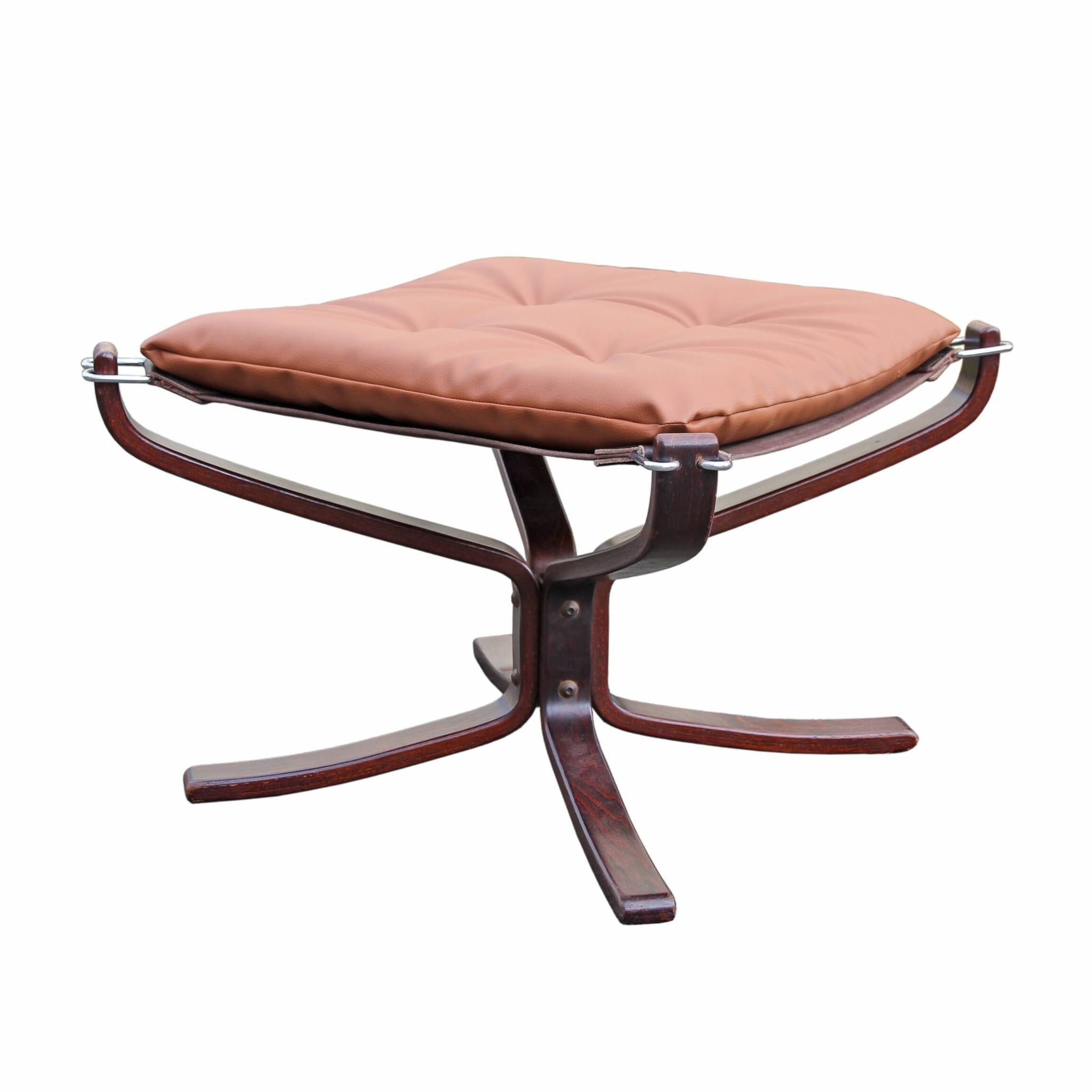 Falcon armchair and ottoman, Sigurd Ressell for Vatne Mobler, 1970s