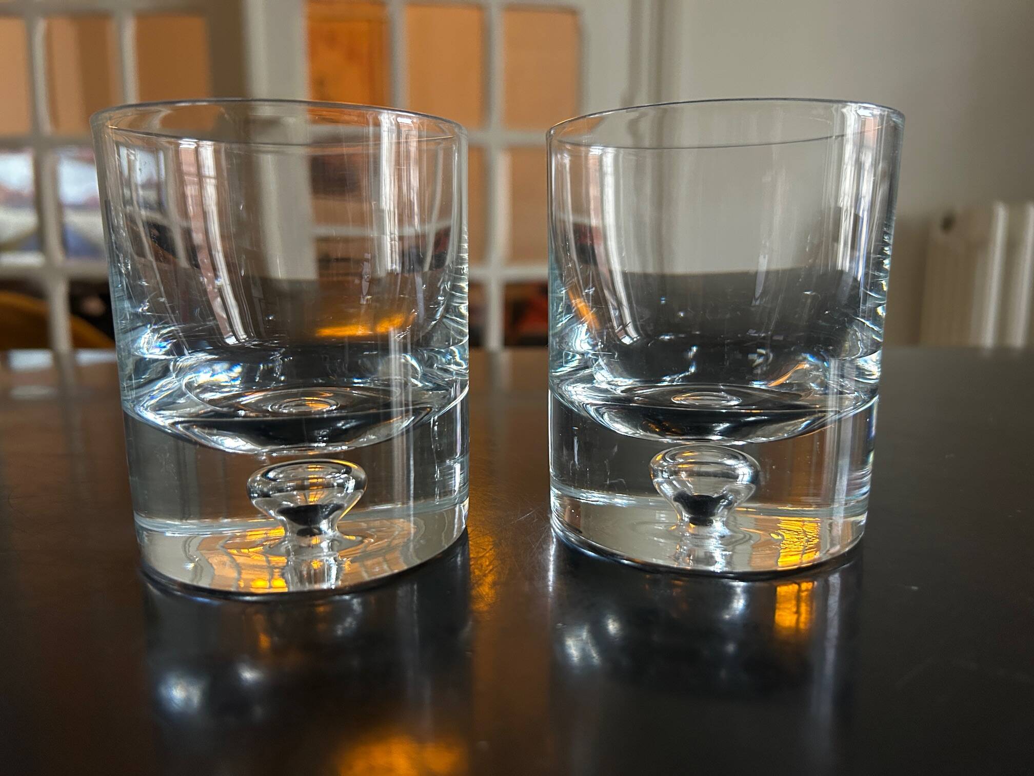 8 Scandinavian crystal glasses by Tapio Wirkkala