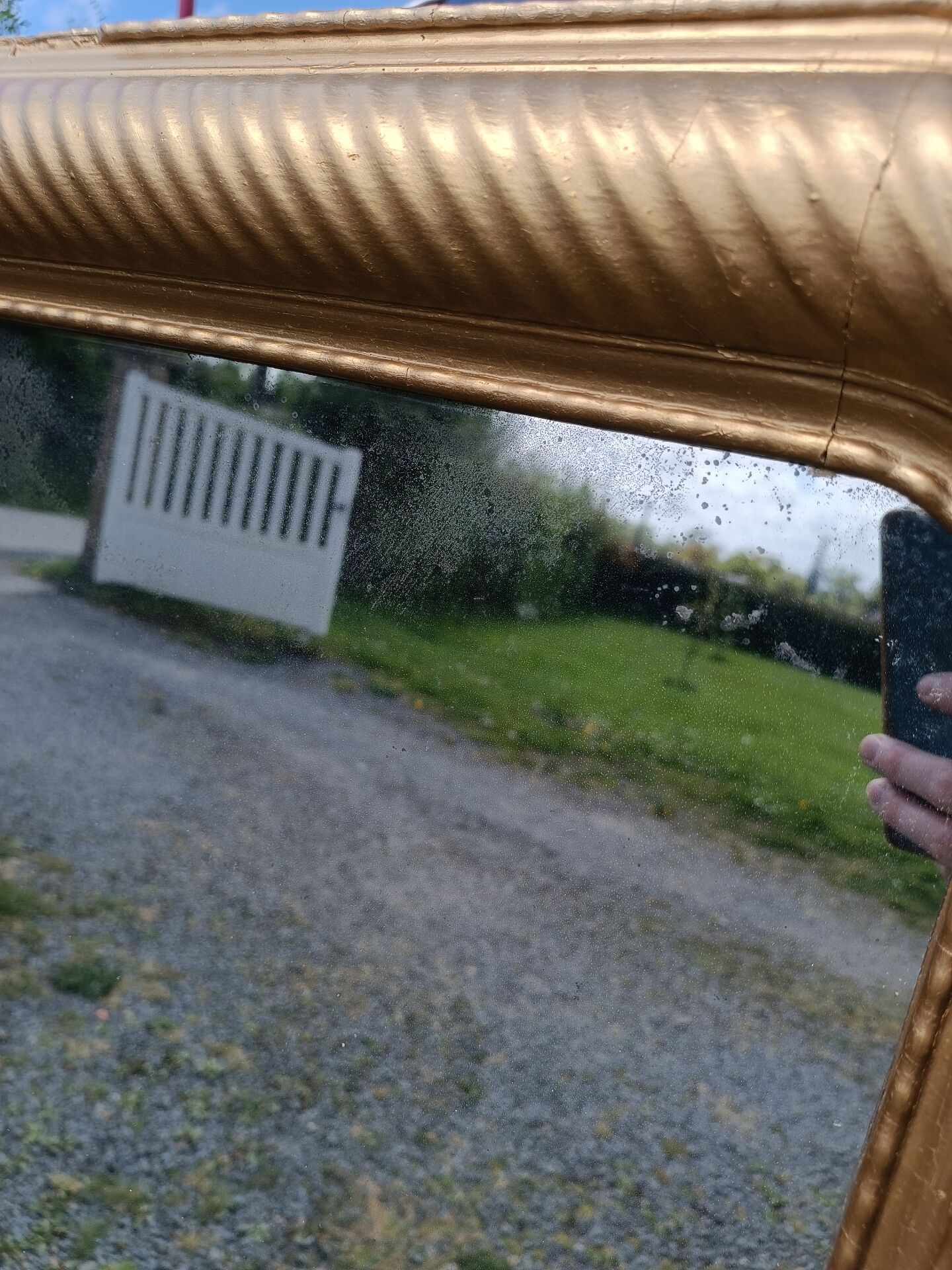 Miroir ancien louis Philippe 147/90 cm