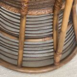 Fauteuil en rotin 1960