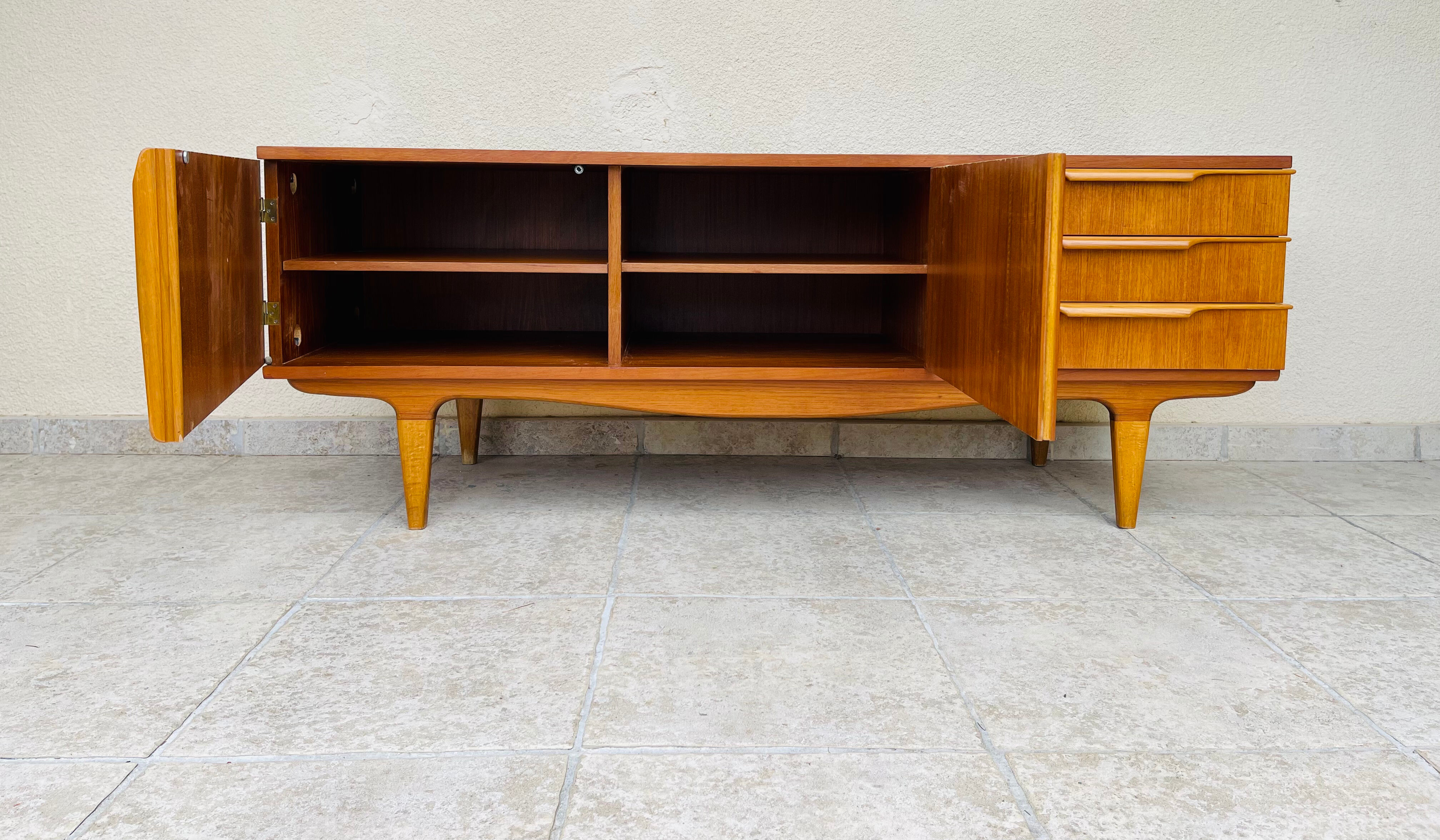 Scandinavian teak row