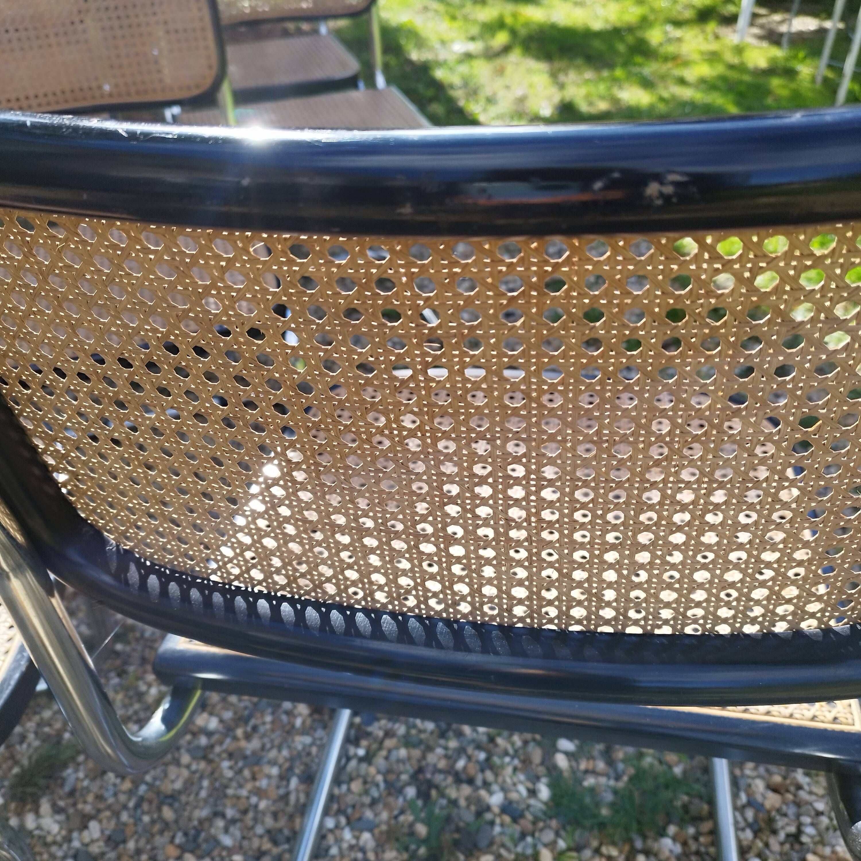 Vintage style chairs Cesca B32 Marcel Breuer