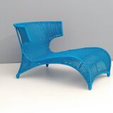 Sky Blue Low Longue Chair By Monika Mudler for IKEA, 2001
