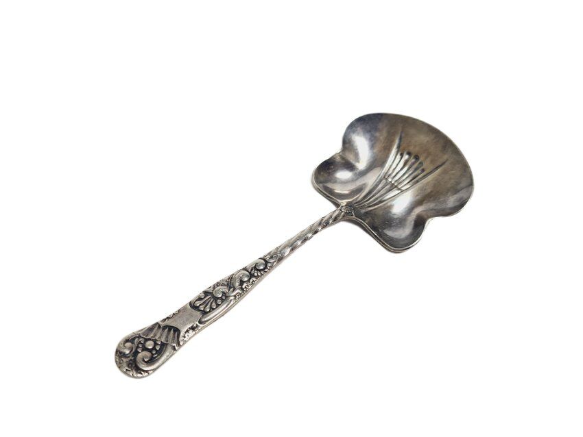 Art Nouveau style sugar bowl spoon, 1920s