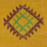 Coussin berbère Sabra jaune