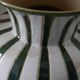 Vase old ceramic potiche 40 cm 50s signed "PH"