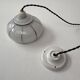 Pair of old art-deco pendants