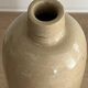 Beige stoneware bottle vase