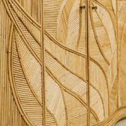 Enfilade « feuilles » en rotin 