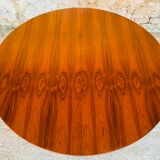 Extendable dining table with butterfly extensions in rosewood circa 60's