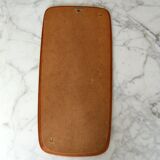 Scandinavian free-form teak mirror 1960s