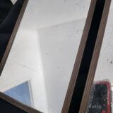 Ancien miroir triptyque style barber