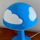 Mushroom lamp cloud Skojig Ikea blue design Henri Preutz