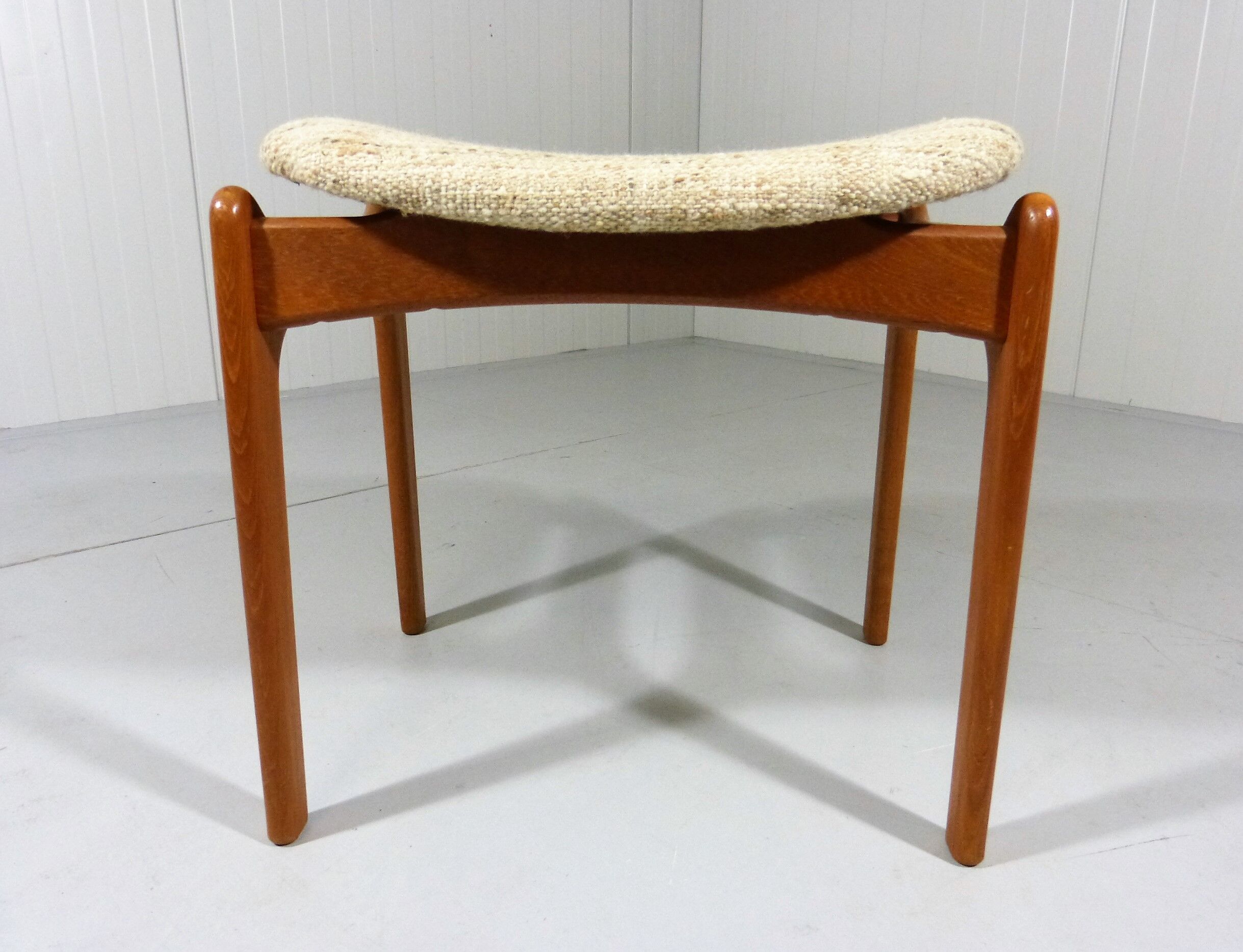Modèle de tabouret en teck vintage 49 par Erik Buch pour O.D.Mobler A-S, Danemark