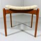Model of vintage teak stool 49 by Erik Buch for O.D.Mobler A-S, Denmark