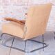 Bauhaus Armchair in Beech & Chrome attributed to Thonet, Czech, 1930s
