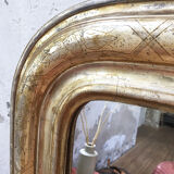 Mirror Louis Philippe flowered 75 x 109 cm