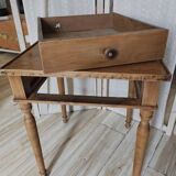 Louis Philippe style walnut side table