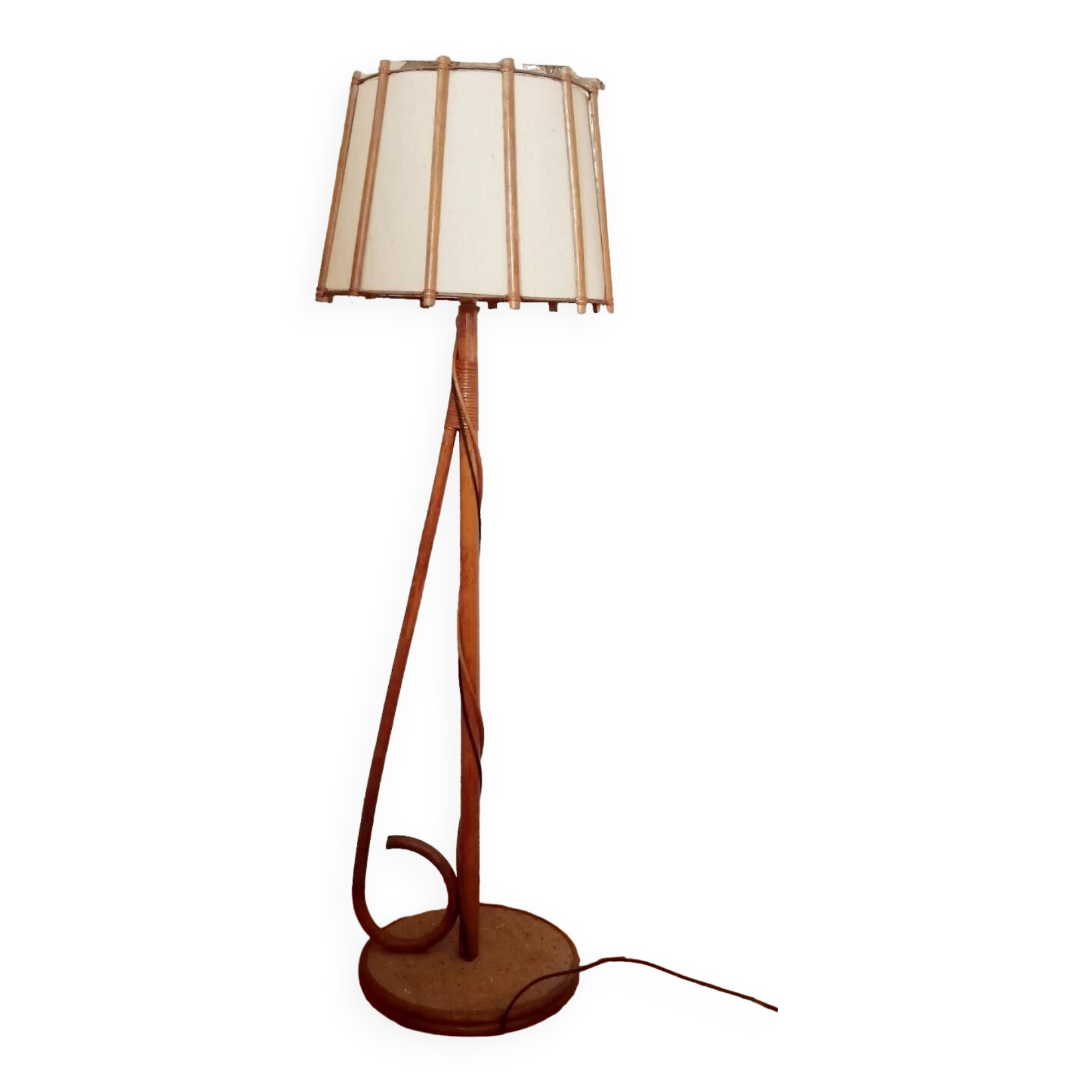 Rattan Floor Lamp