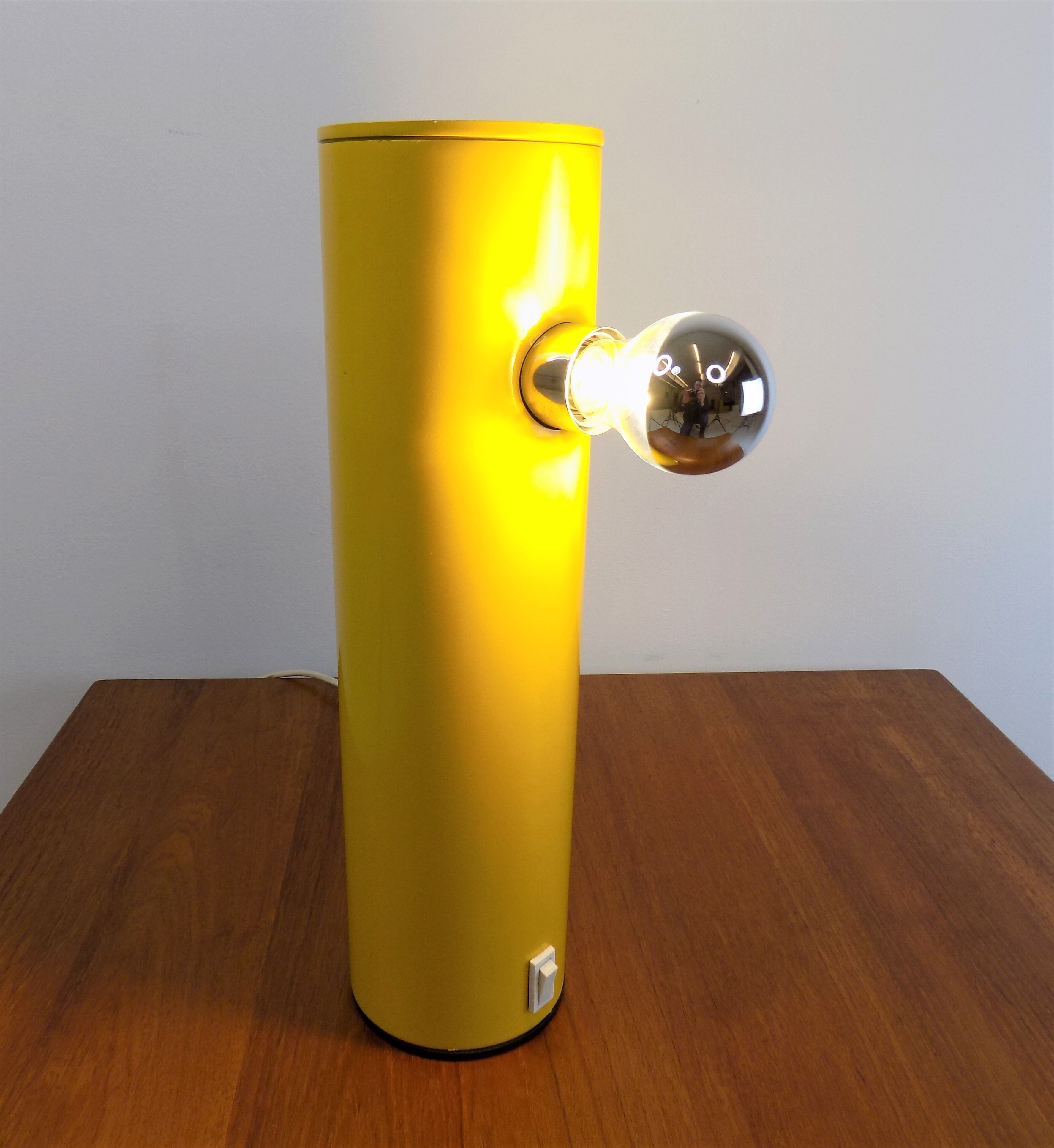 Hillebrand table lamp Cylinder 70s