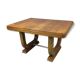 Table art déco en acajou années 1930
