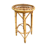 Vintage rattan bar stool
