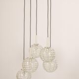 Cascading chandelier in Murano glass by Doria, Germany, 1970s.