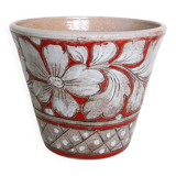 Italian ceramic flowerpot by Fratelli Fanciullacci, circa 1950/60 / size 3